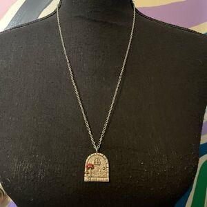 Mushroom Door Necklace